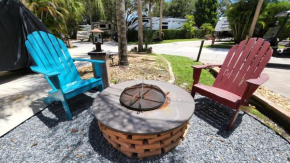 On-site RV Rental at RIVER RANCH! Glamping Package with Grill and FREE Golf Cart! 181